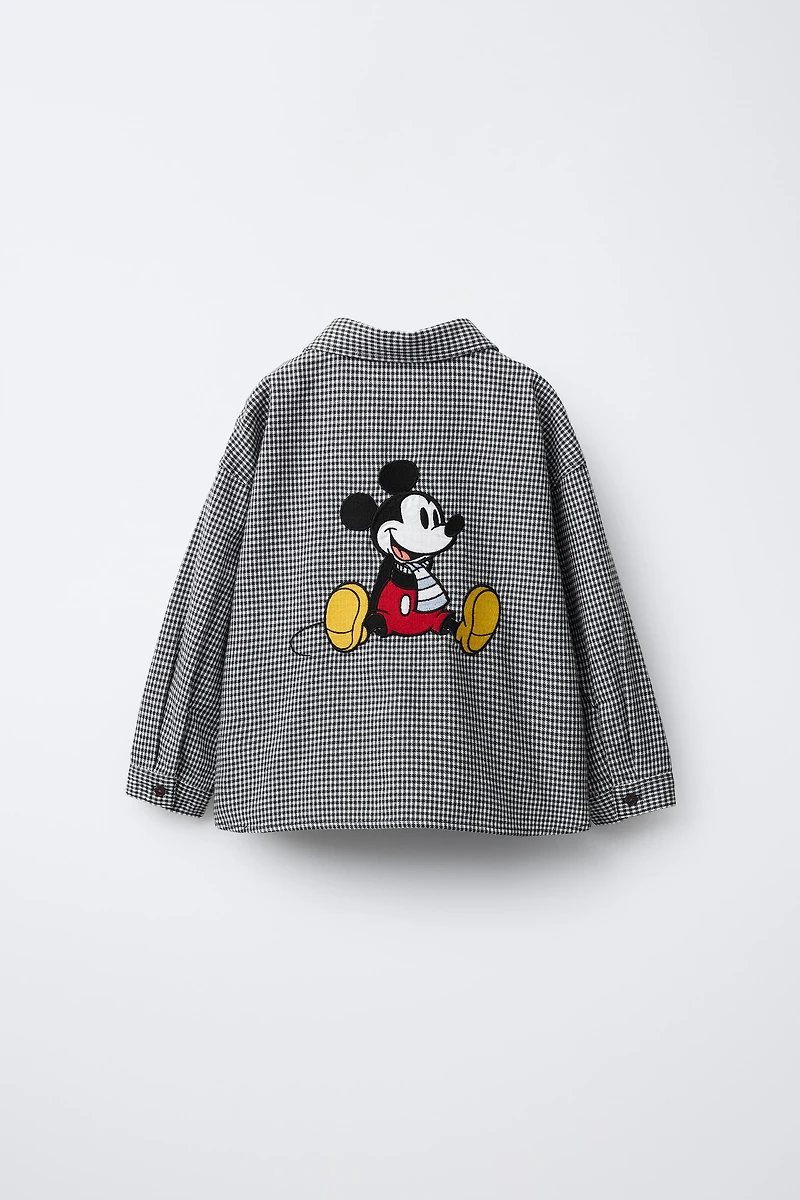 MICKEY MOUSE © DISNEY PLAID SHIRT