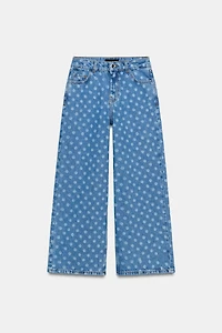 Z1975 HIGH RISE POLKA DOT CULOTTE JEANS