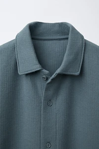 CHEMISE EN MAILLE À TEXTURE
