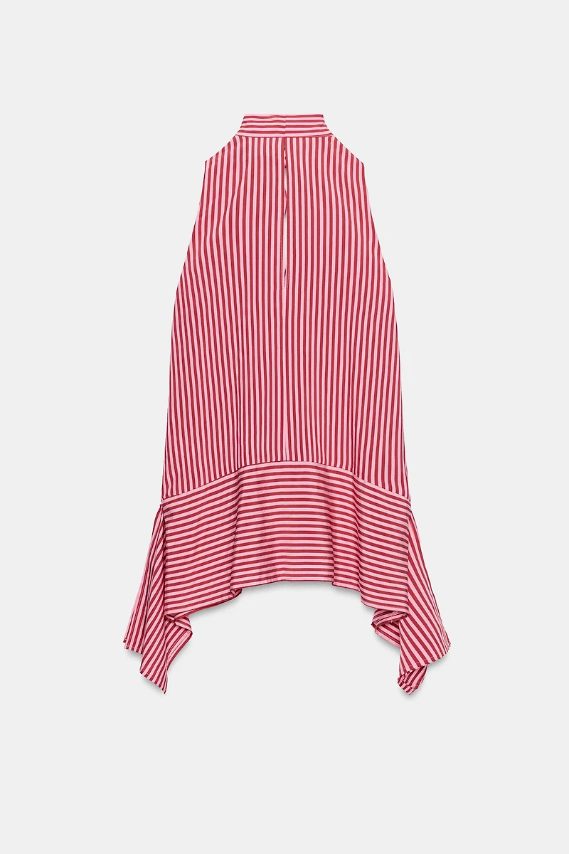 ASYMMETRIC STRIPED TOP