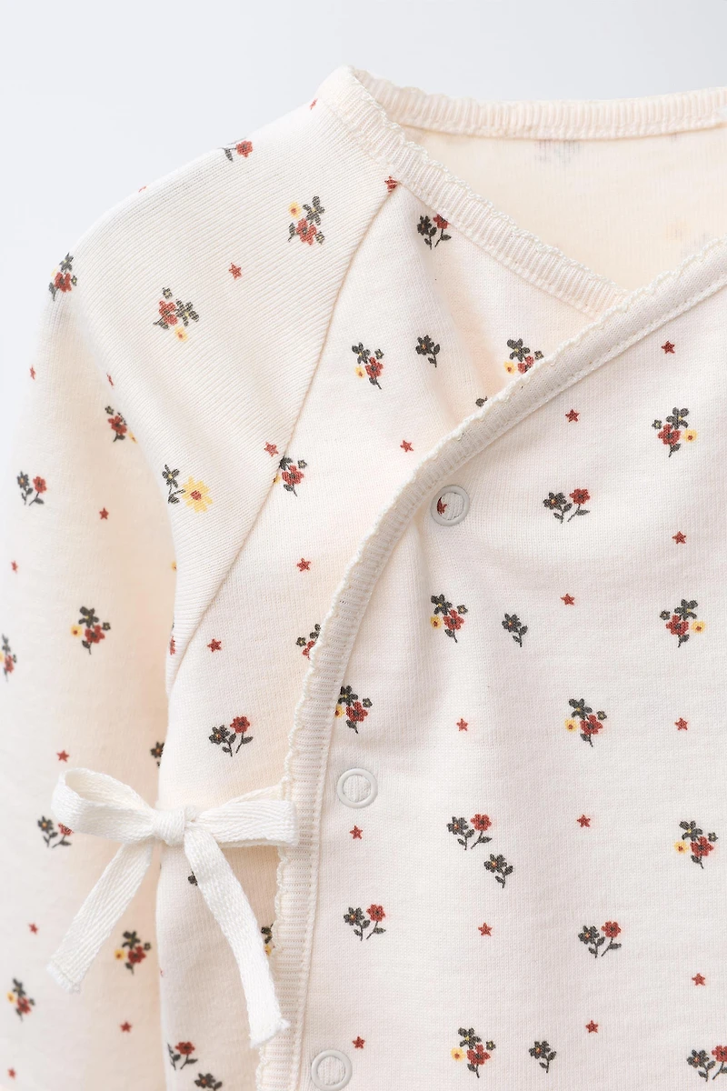 FLORAL T-SHIRT AND LEGGINGS SET
