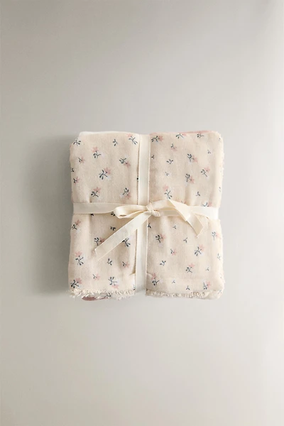 CHILDREN'S MINI TOWEL WITH TULIPS (SET OF 3)