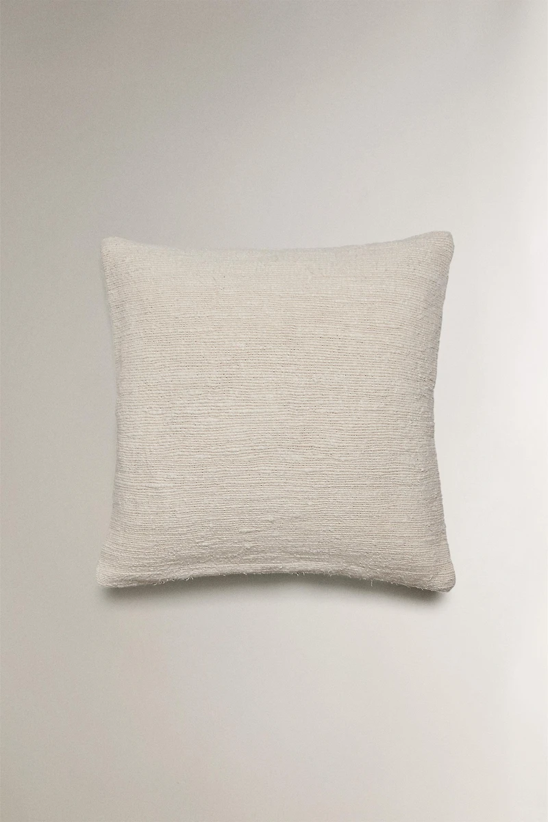 PLAITED THROW PILLOW COVER