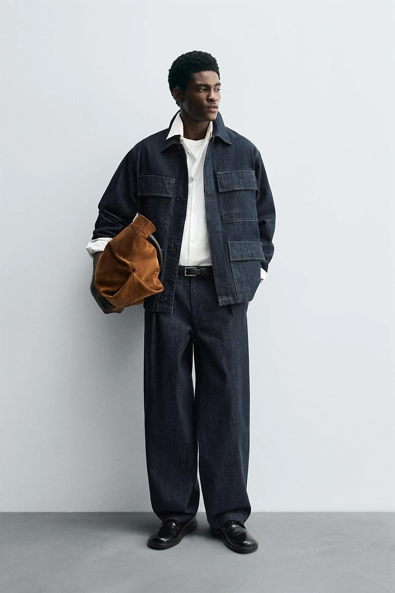 PANTALON CHINO DENIM BARREL FIT