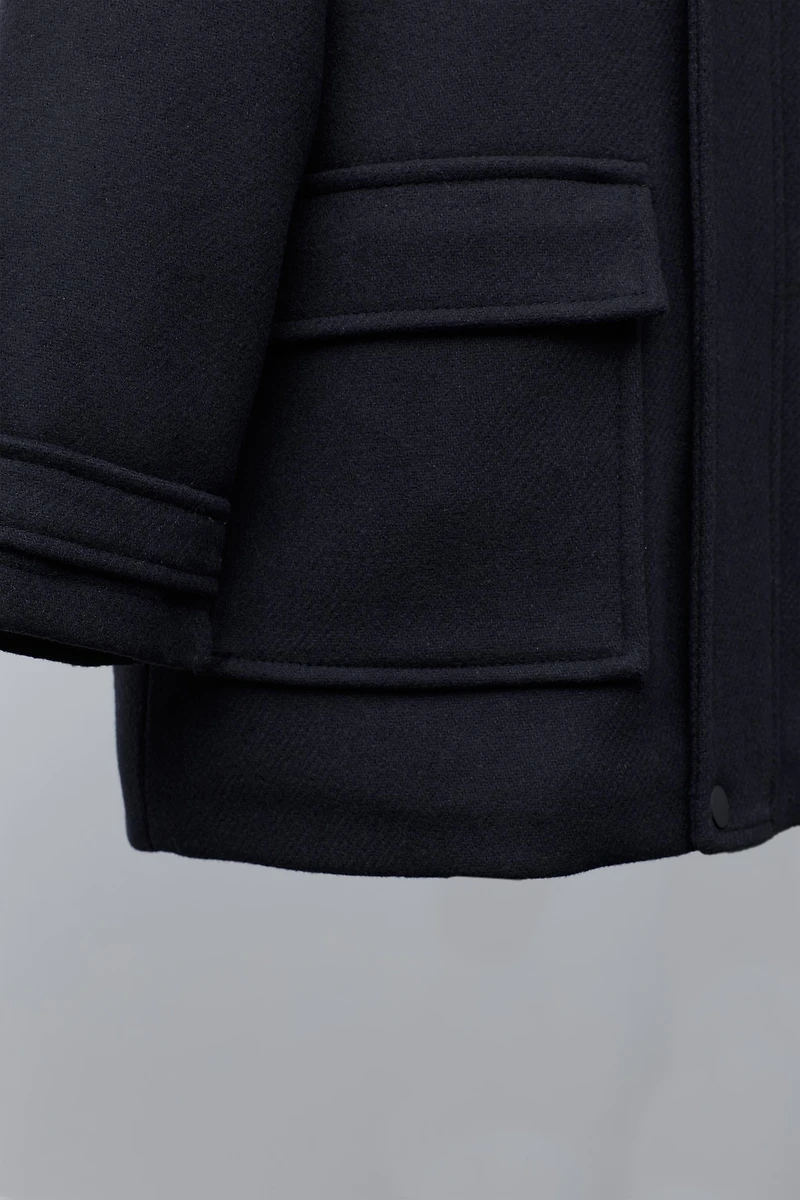DUFFLE-COAT DOUBLURE EFFET MOUTON