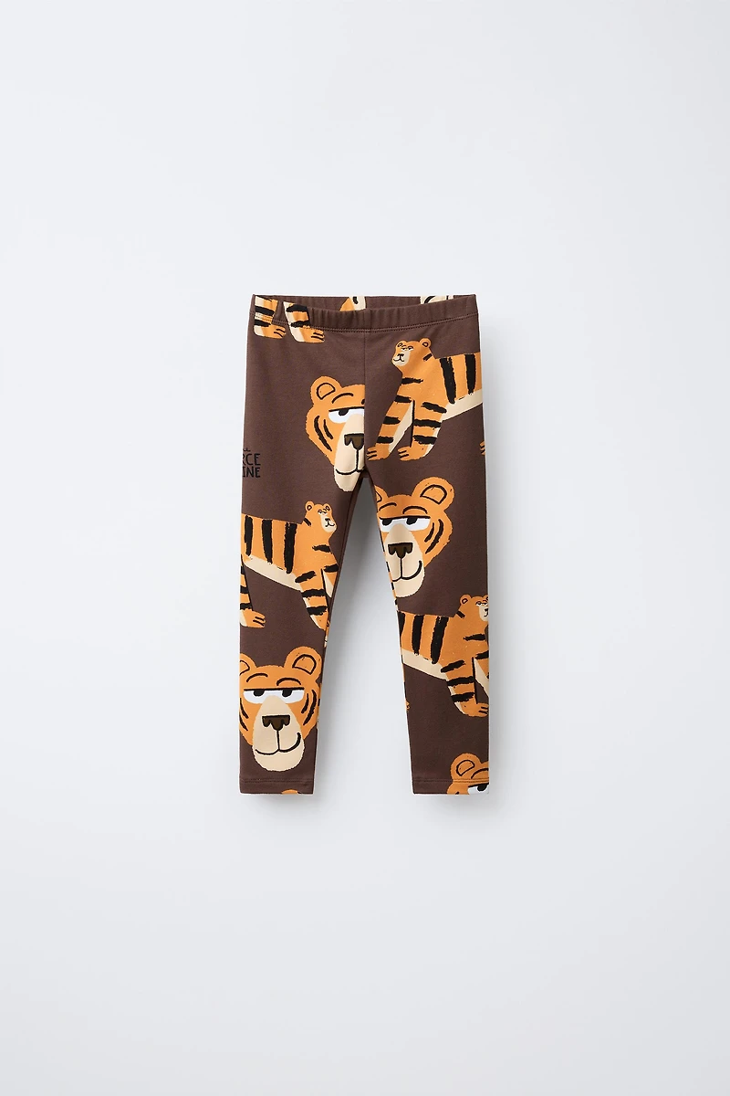 TIGER PRINT LEGGINGS