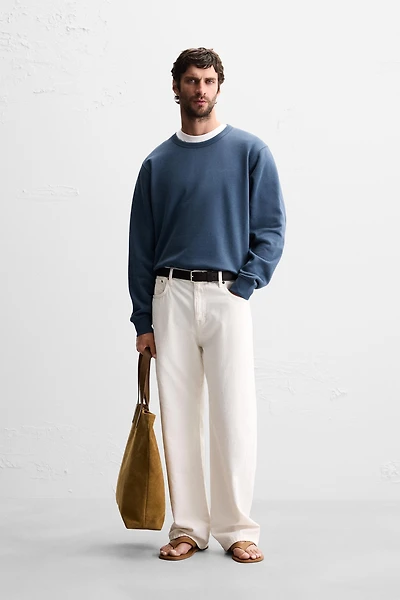 BASIC CREW NECK SWEATSHIRT