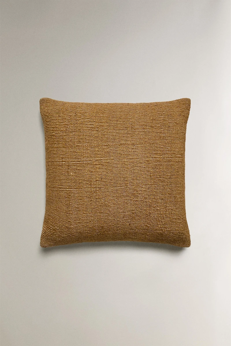 HOUSSE DE COUSSIN COTON ET LAINE