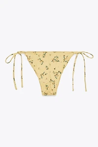 FLORAL TIE BIKINI BOTTOMS