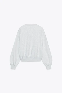 BASIC PLUSH SWEATSHIRT