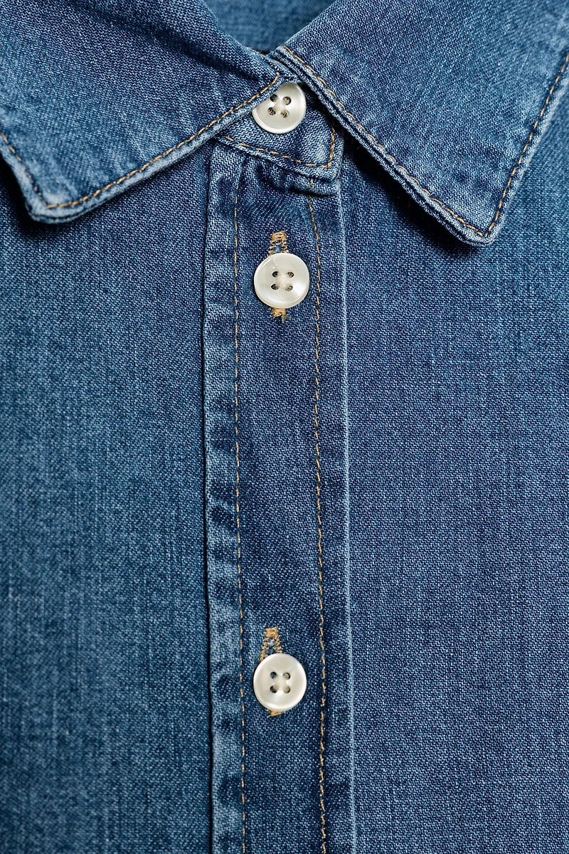 CHEMISE EN DENIM SLIM ZW COLLECTION