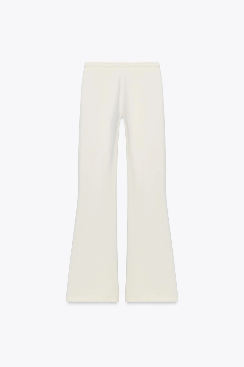 INTERLOCK FLARE PANTS
