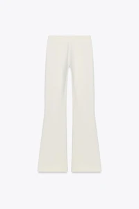 INTERLOCK FLARE PANTS