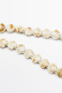 Ceramic seashell necklace