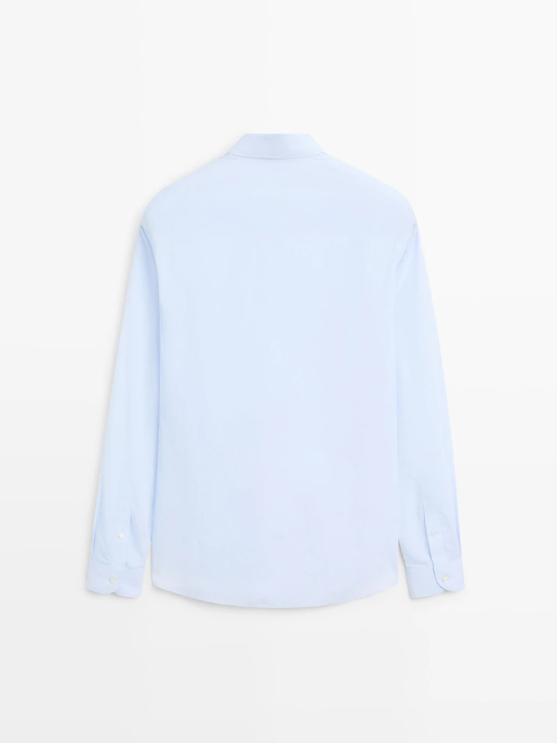 Slim fit 100% cotton shirt