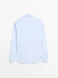 Slim fit 100% cotton shirt