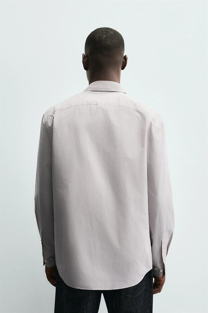 STRIPED JACQUARD SHIRT