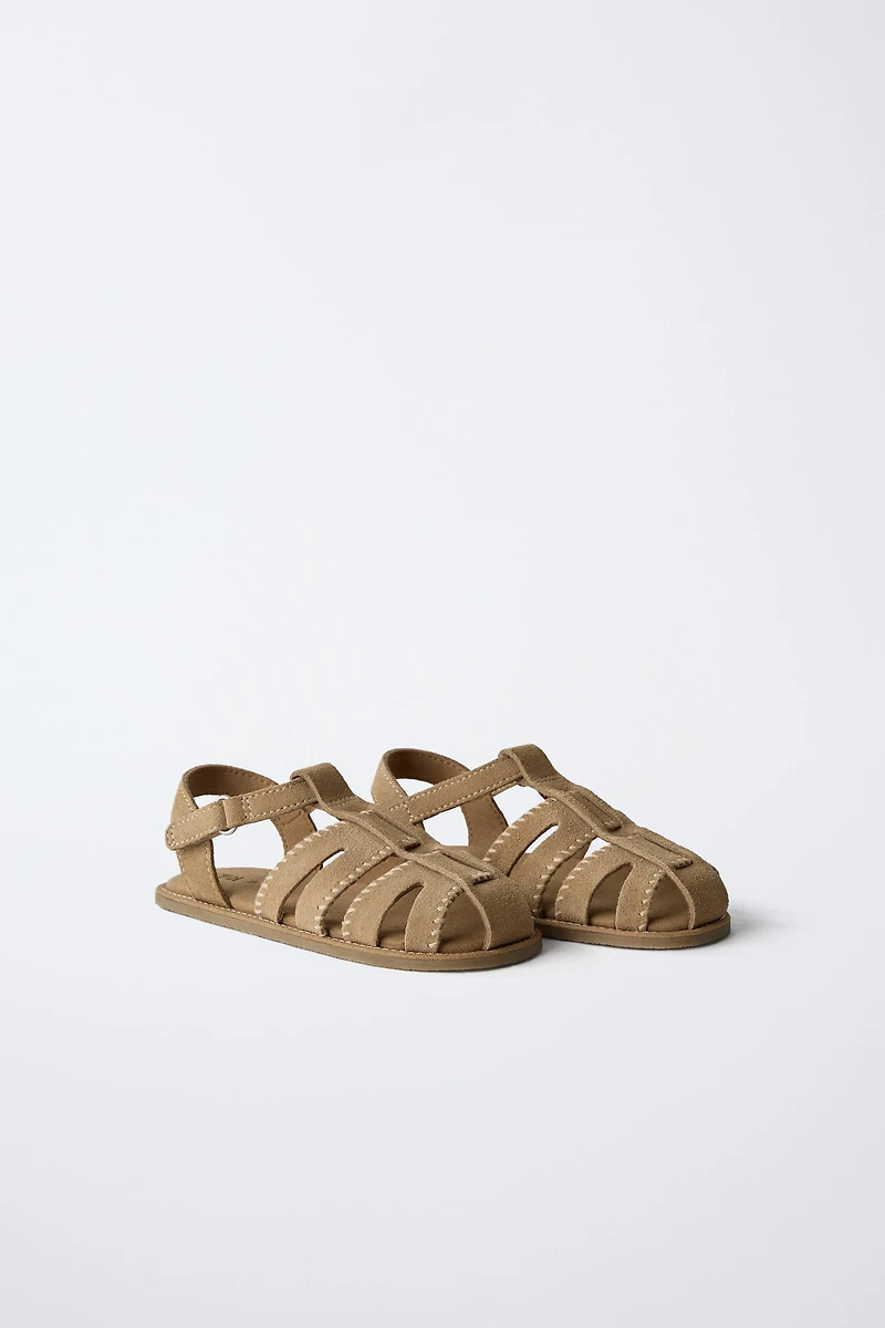 LEATHER FISHERMAN SANDALS