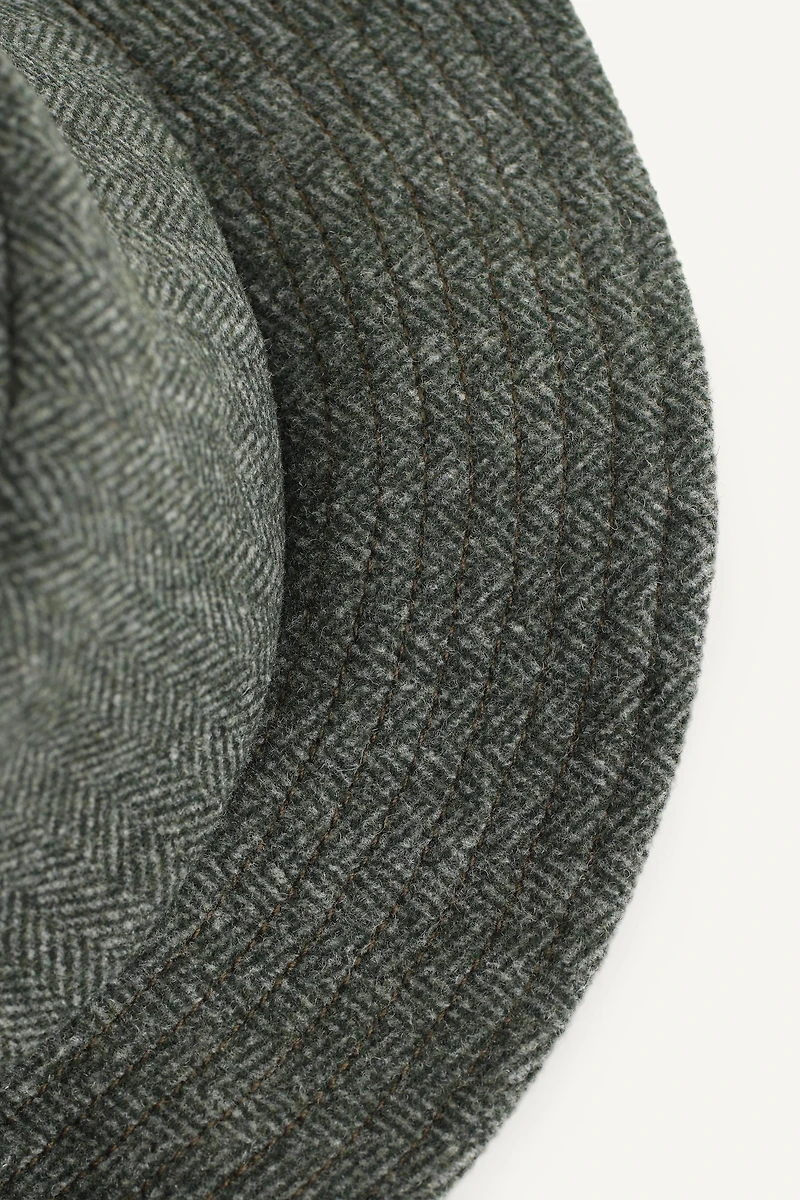 HERRINGBONE HAT WITH WOOL LIMITED EDITION