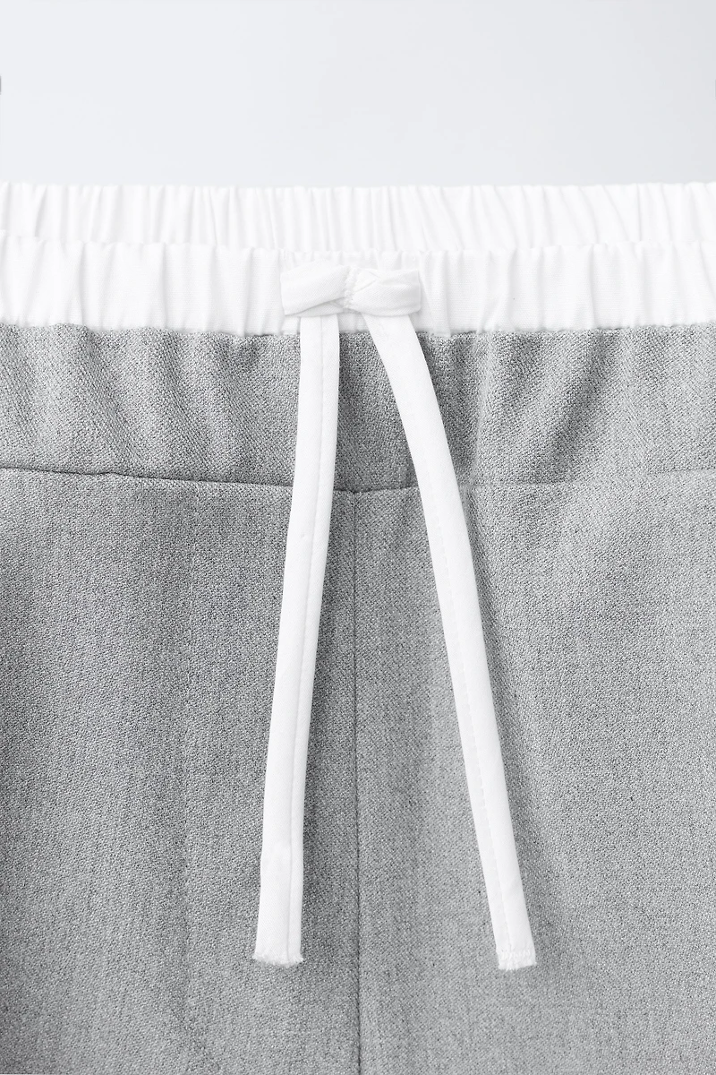 PANTALON TAILLE ÉLASTIQUE DOUBLE