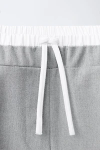 PANTALON TAILLE ÉLASTIQUE DOUBLE