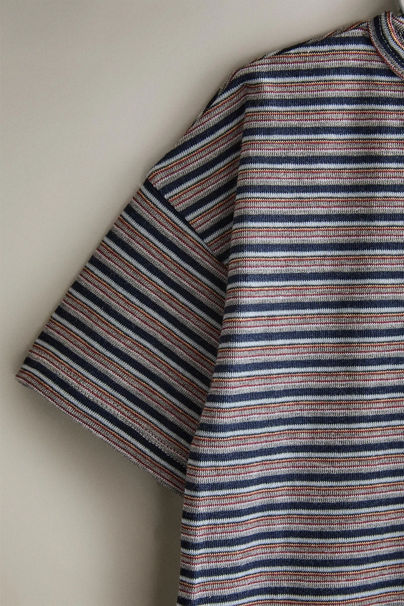 T-SHIRT DE PLAGE ENFANT RAYURES