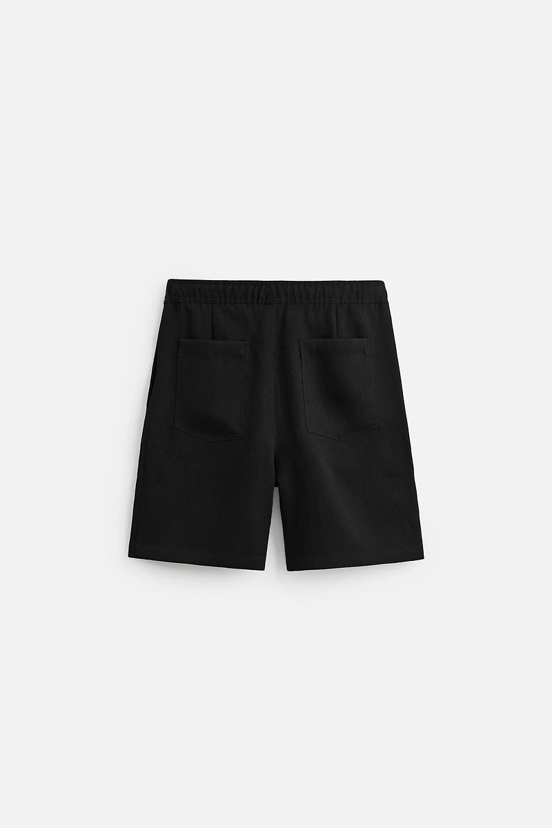 PLEATED FLOWY SHORTS