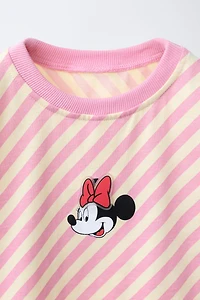 STRIPED RUBBER PATCH MINNIE MOUSE © DISNEY T-SHIRT