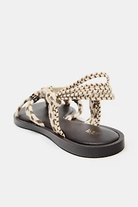 STRAPPY FLAT SANDALS