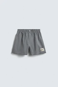 CHECK POPLIN BOXERS HARRY LAMBERT FOR ZARA X DISNEY