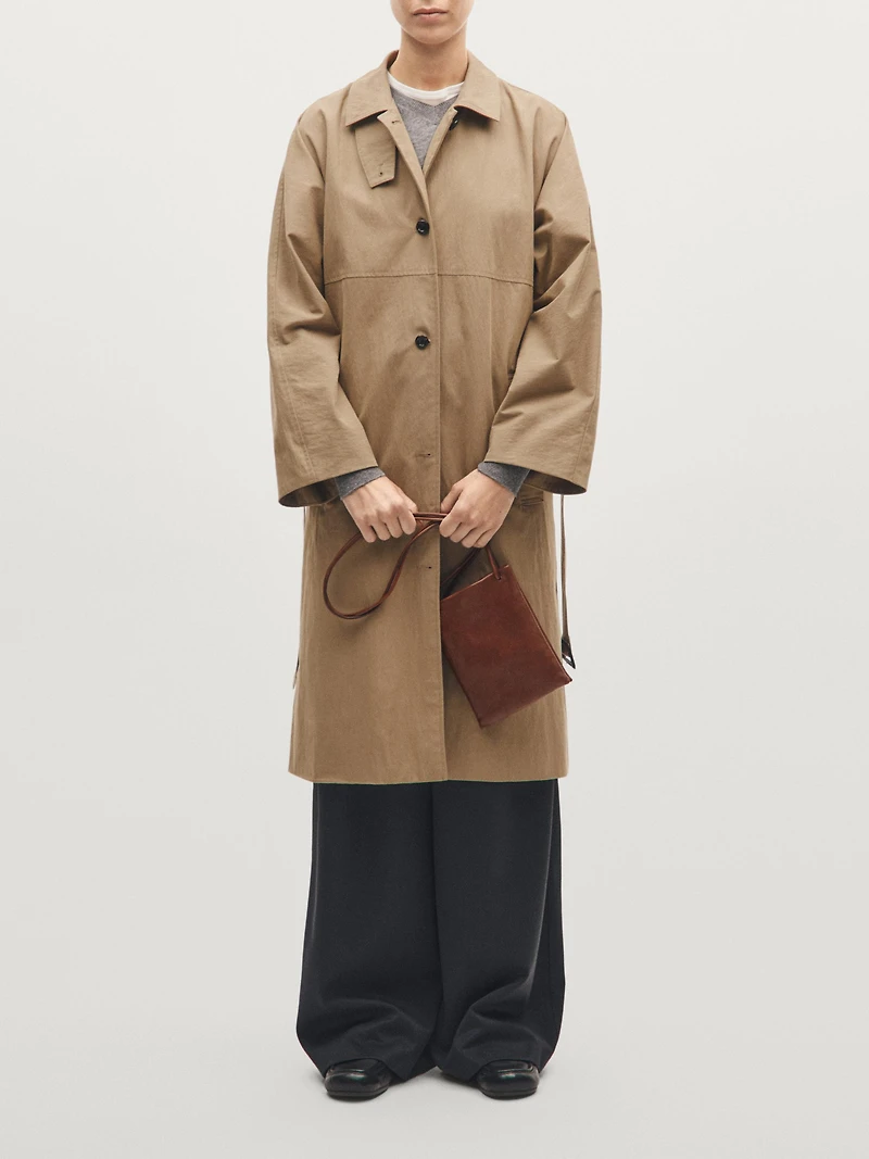 Nappa leather crossbody bag