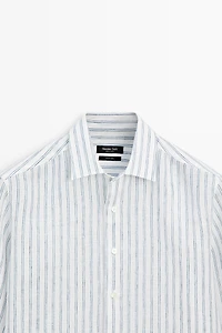 100% linen regular fit shirt