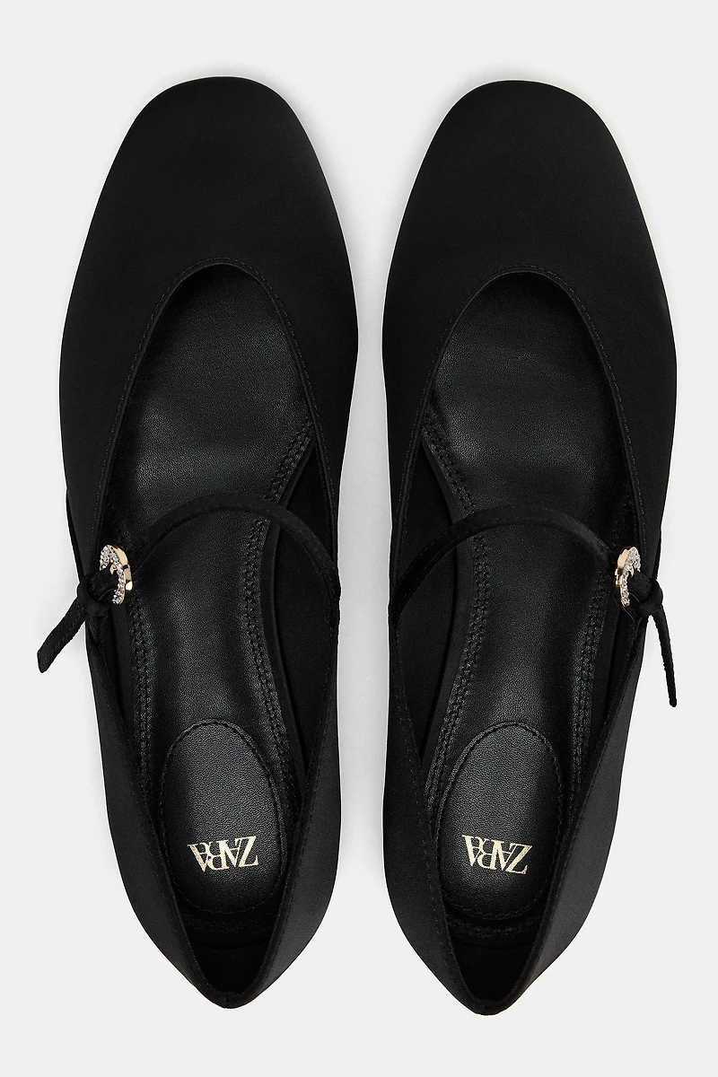 SATIN EFFECT BALLET FLATS 50TH ANNIVERSARY