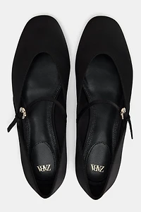 SATIN EFFECT BALLET FLATS 50TH ANNIVERSARY