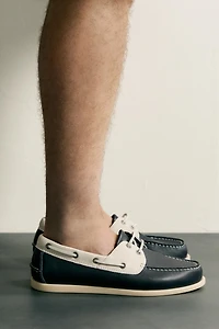 CHAUSSURES BATEAU EN CUIR
