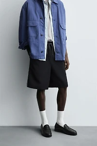 CONTRAST STRIPE SHORTS