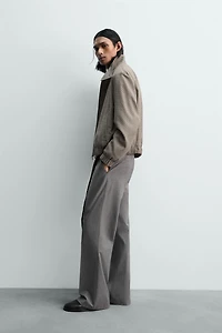 BLOUSON COUPE DÉCONTRACTÉE PIED-DE-POULE