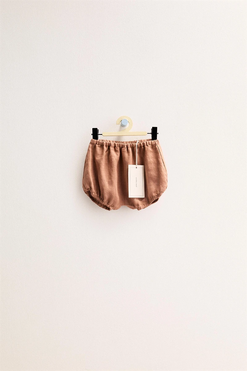 ZARA TIMELESS - 100% LINEN BLOOMERS
