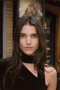 SHORT VELVET SCARF DRESS