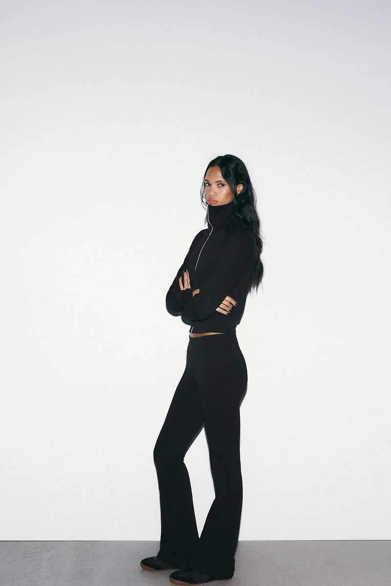 ZIPPERED PLUSH JACKET