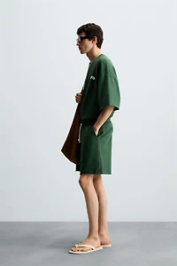 CONTRAST PATCH SWEATSHIRT