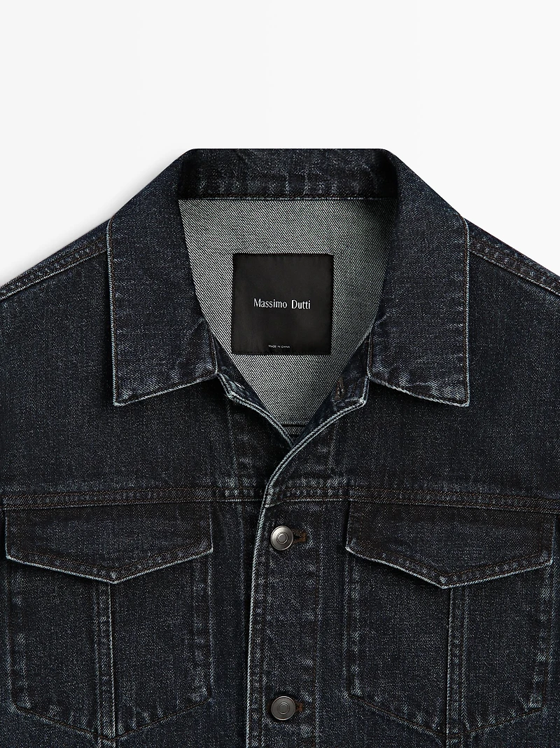 Veste trucker en jean