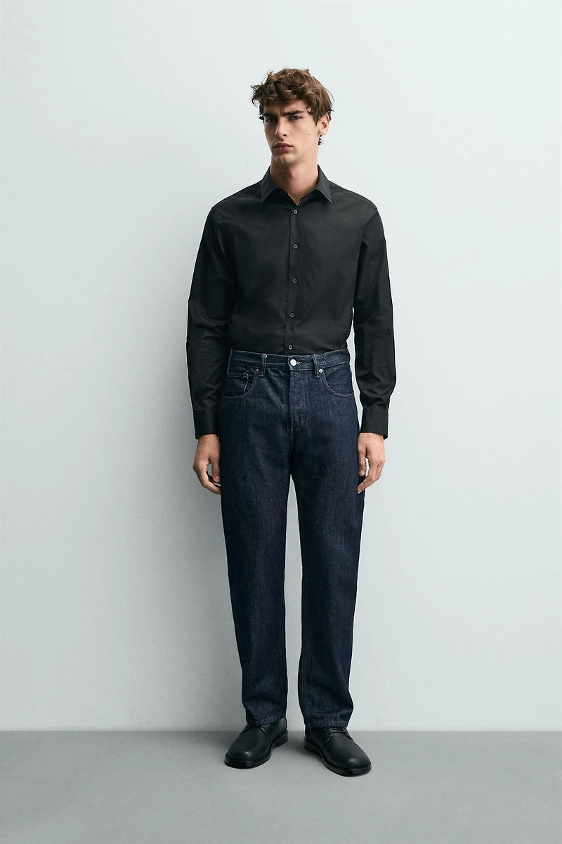 REGULAR FIT TEXTURED SHIRT
