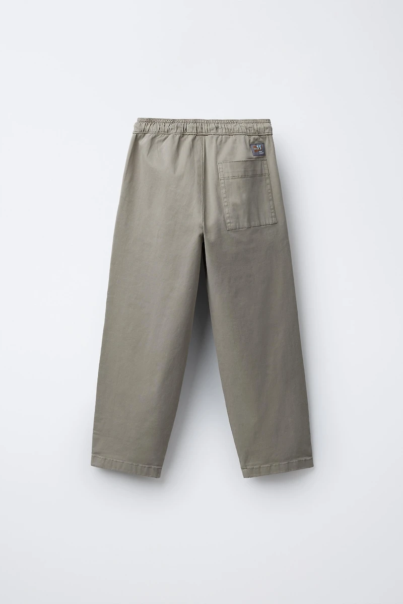 PANTALON DROIT ÉTIQUETTE