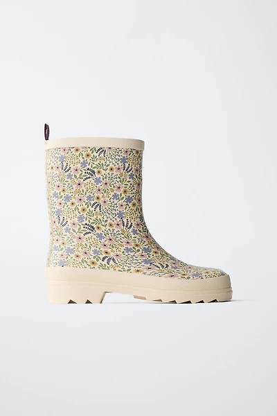 BOTTES DE PLUIE À FLEURS