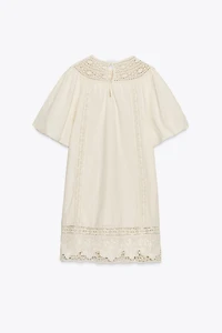 ZW COLLECTION EMBROIDERED SHORT DRESS