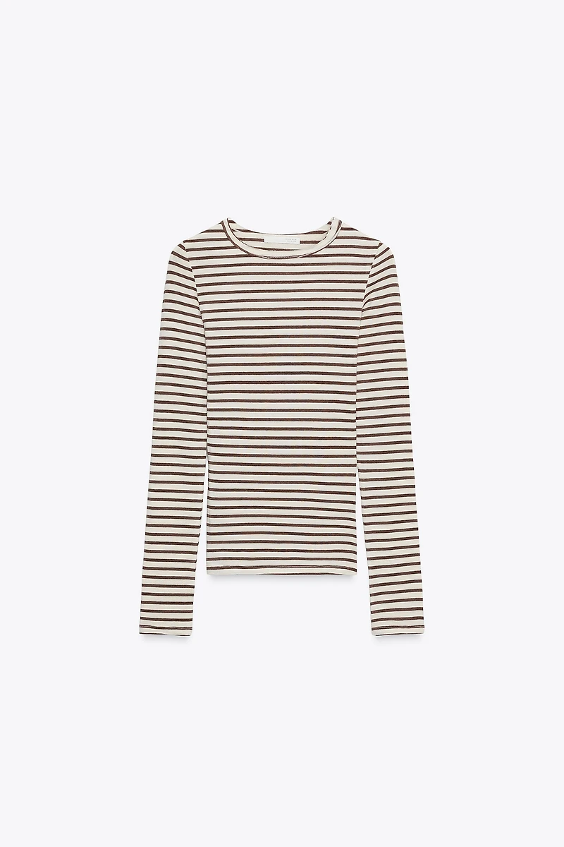 STRIPED LONG SLEEVE T-SHIRT