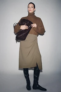 FLOWY WRAP SKIRT ZW COLLECTION