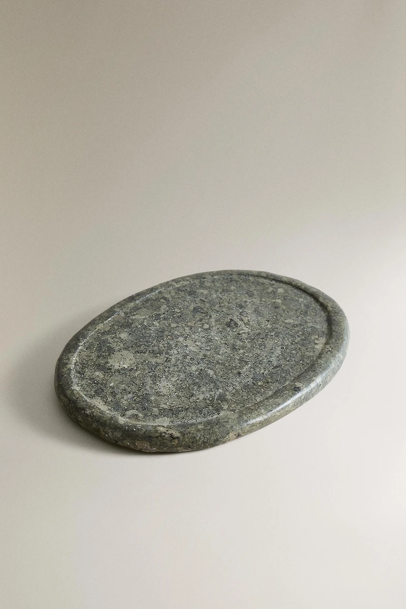 GREENISH MARBLE TRAY