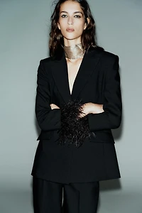 HIGH-WAISTED STRAIGHT LEG PANTS